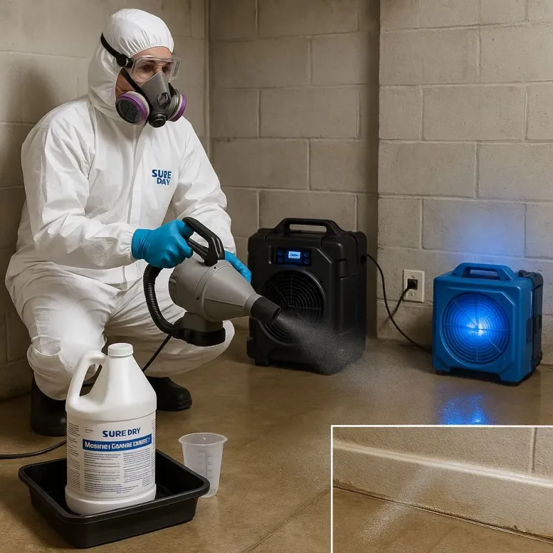 Sanitization and Odor Removal process in Gilmanton, NH