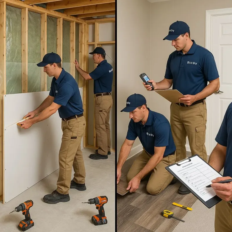 Repairs and Reconstruction process in Gilmanton, NH