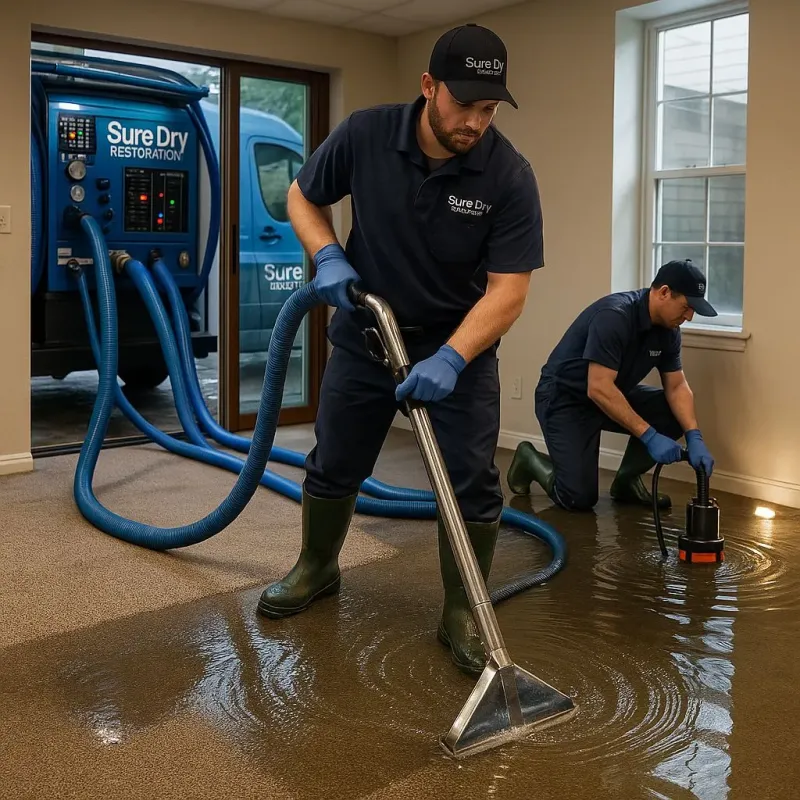 Water Extraction and Removal process in Gilmanton, NH
